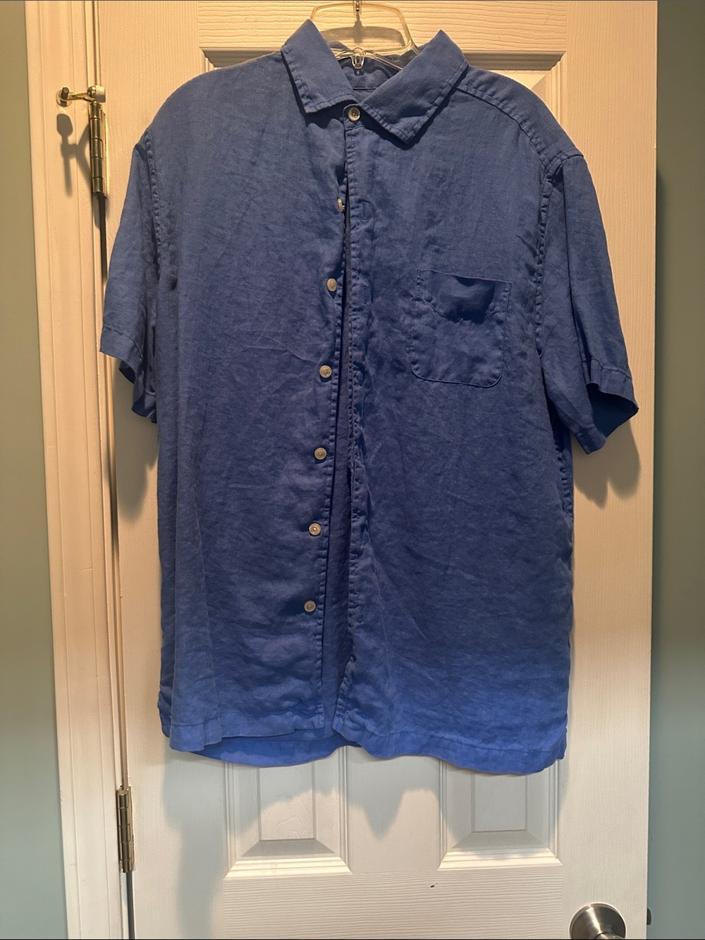 Daniel Cremieux Casual Short-Sleeve Button-Down Shirt in Blue